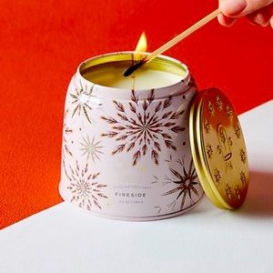 Anthropologie Illume Fireside Candle